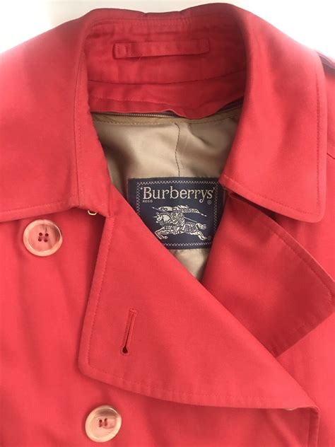 burberry vintage classic red trench coat sz 14|burberry trench coat original.